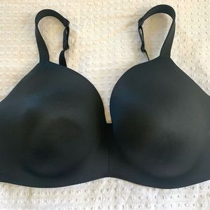 Lane Bryant Cacique Black Wireless Bra